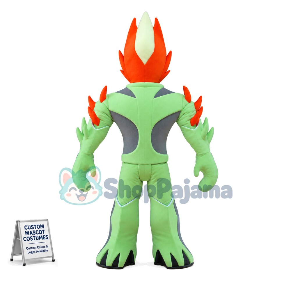 Burning Plant Swampfire Mascot Costume