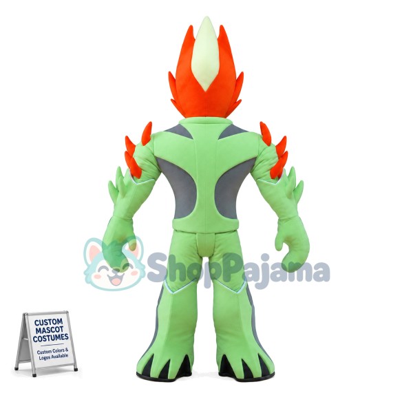 Burning Plant Swampfire Mascot Costume