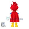Super Fire Boy Cartoon Mascot Costume