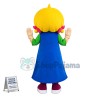 Beautiful Girl Wearing Cute Headgear Mascot Costume