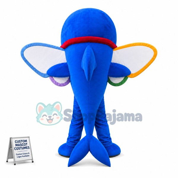 Customized Mild Whale Mascot Costume