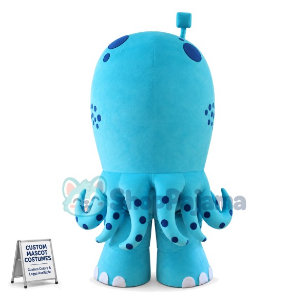Big Octopus With Flexible Tentacles Mascot Costume