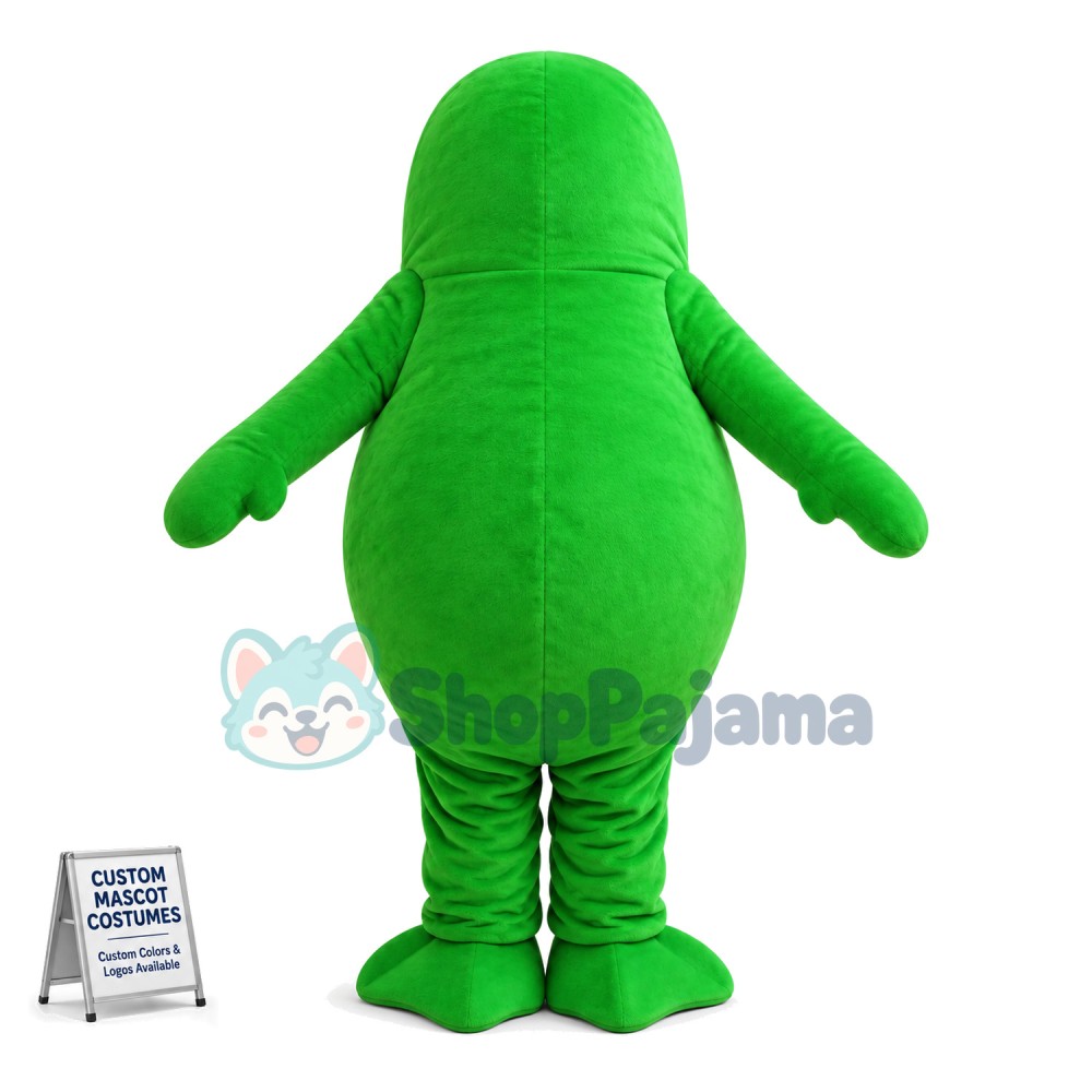 The Lost Green Little Sea Lion Mascot Costume