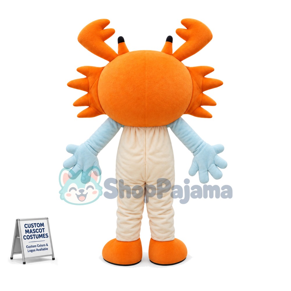 Adult Cartoon Crab Doll Mascot Costume