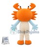 Adult Cartoon Crab Doll Mascot Costume