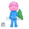 Bud Doll Holding Lotus Leaf Mascot Costume