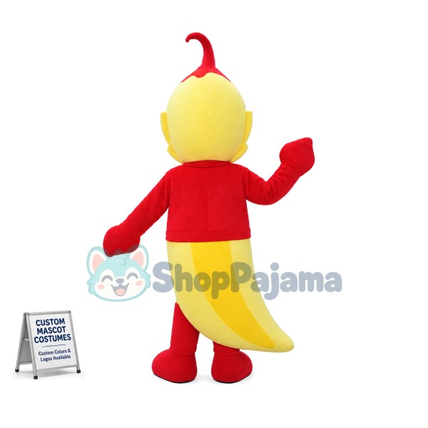 Banana Doll In The Red Shirt Mascot Costume