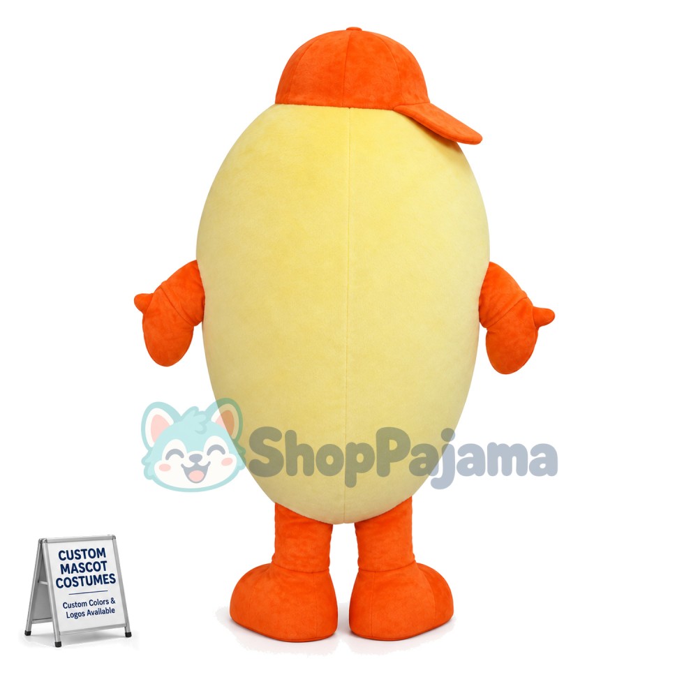 Big Mango In The Cap Mascot Costume
