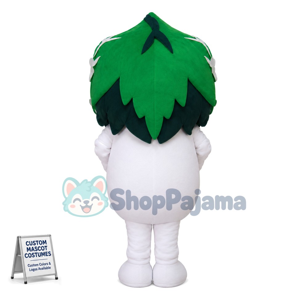Verdant Chinese Cabbage Mascot Costume