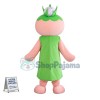 The Green Open Cotton Doll Mascot Costume
