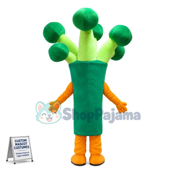 Thick Green Bean Sprouts Mascot Costume