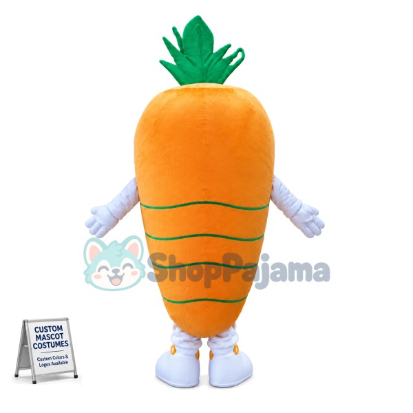 Vitamin-rich Large Carrot Mascot Costume