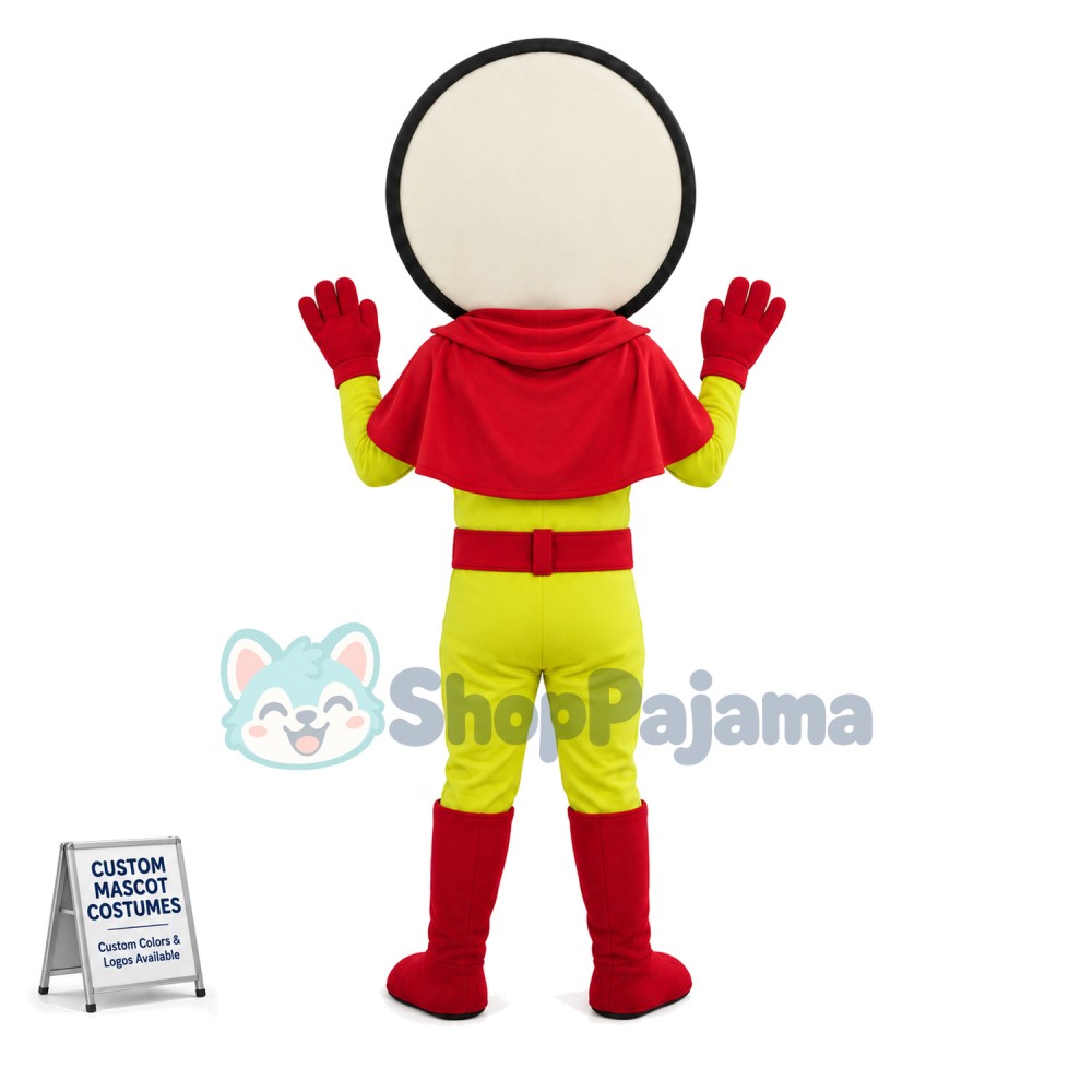 Super Wall Clock Doll Mascot Costume