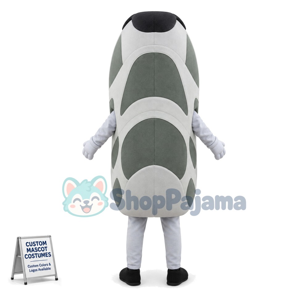 Thick-soled Off-white Sneakers Mascot Costume