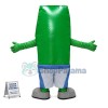 Green Cartoon Tin Box Mascot Costume