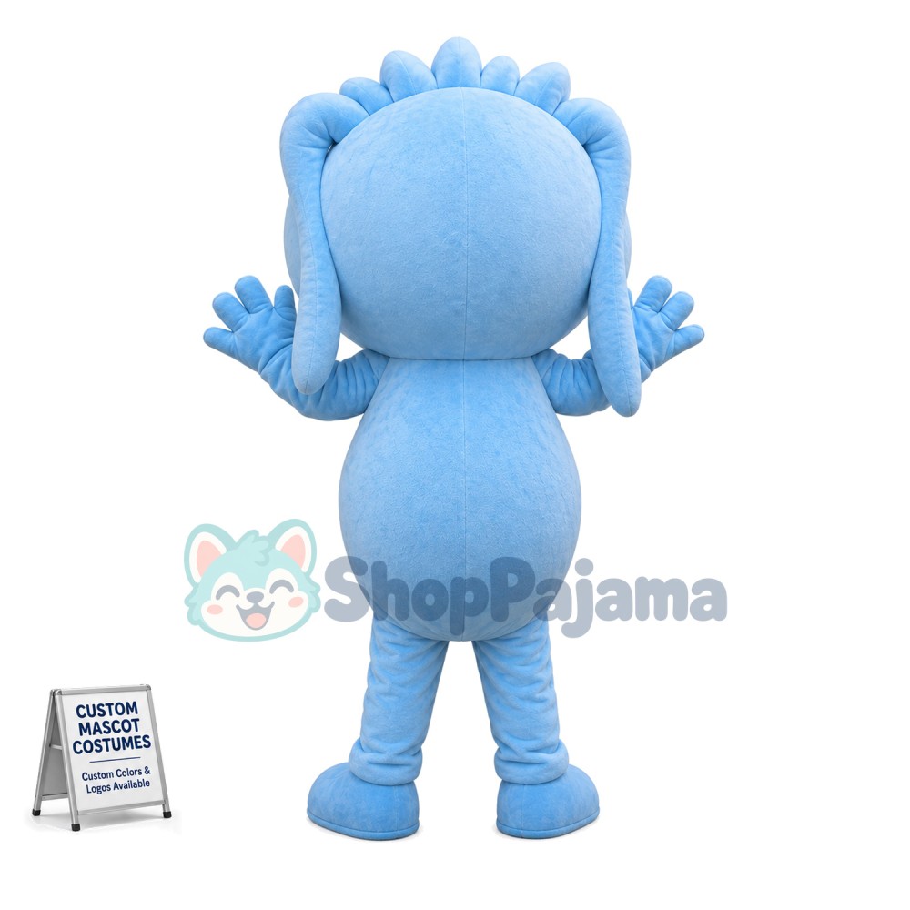 Ocean Waves With Headsets Cartoon Mascot Costume