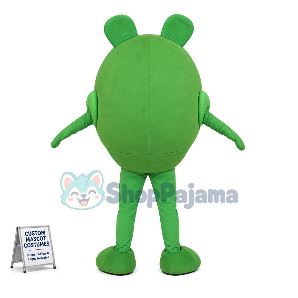Bright Colored Monocular Mascot Costume