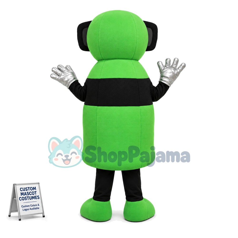Stereo Phantom With Glasses Mascot Costume