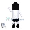 Black & White Energy-saving Battery Mascot Costume