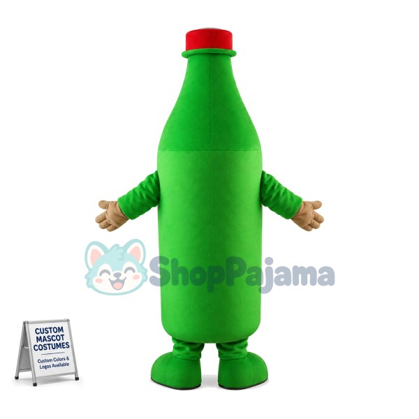 Big Bottle of Apple Juice Mascot Costume