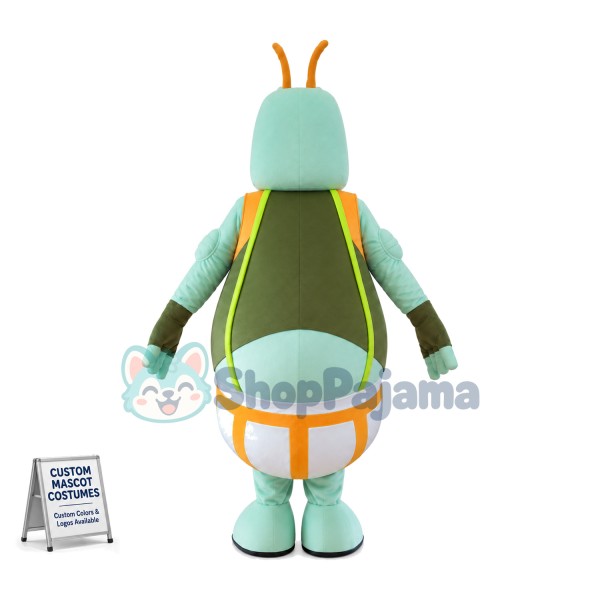 Alien With Big Belly Mascot Costume