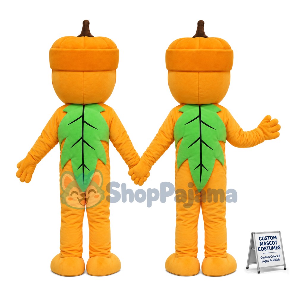 Autumn Leaf Fruit Doll Mascot Costume