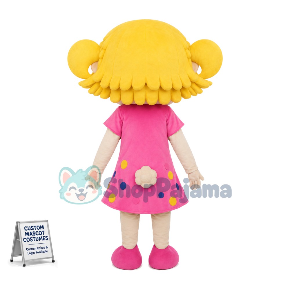 Active Happy Smiling Child Mascot Costume