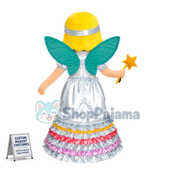 The Pretty Girl In Flower Fairy Suit Mascot Costume