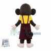 Working Monkey Wearing Apron Mascot Costume