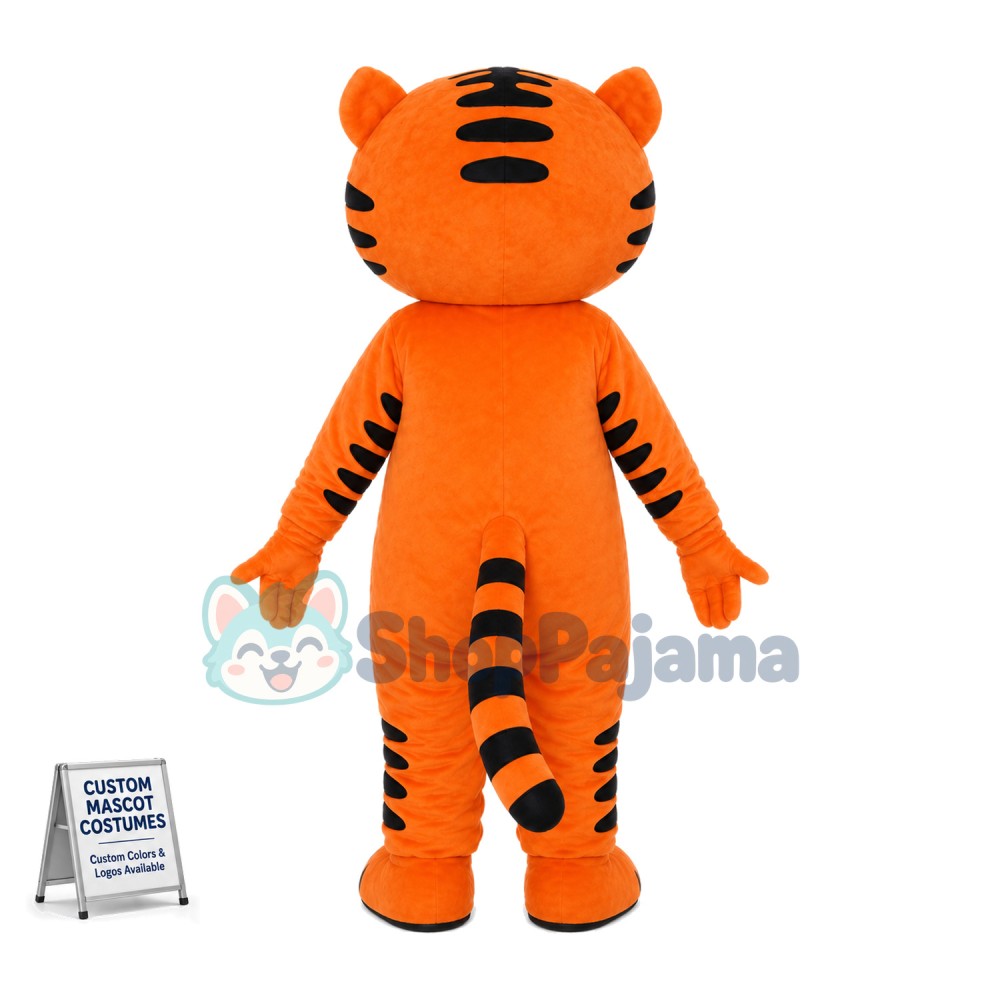Naughty Cute Baby Tiger Mascot Costume