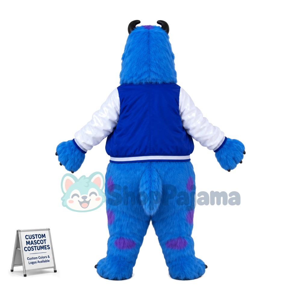 Sullivan the Giant Blue Monster Mascot Costume