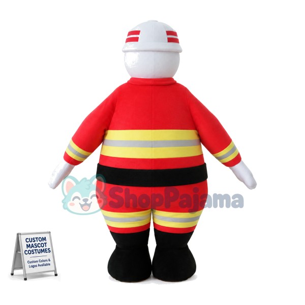 Baymax In The Fire Suit Mascot Costume