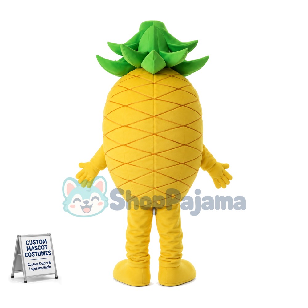 Peeled Juicy Pineapple Mascot Costume