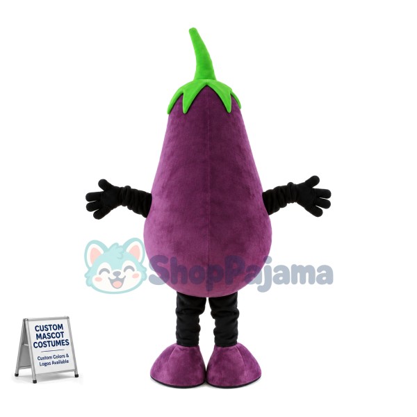 Eggplant of Iron Element Mascot Costume