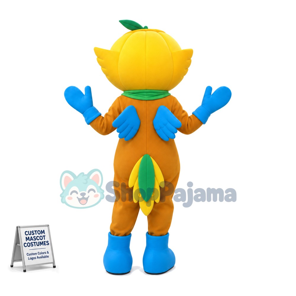 Super Vitamin Orange Doll Mascot Costume