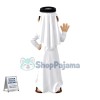 Priest In The White Robe Mascot Costume