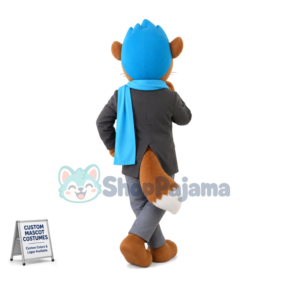Brown Leopard With Medal Sacrf Mascot Costume