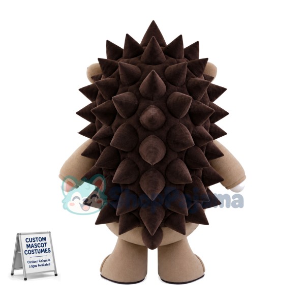 Hedgehog Baby With Blue Eyes Cartoon Mascot Costume