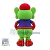Stitched Green Baby Elephant Mascot Costume