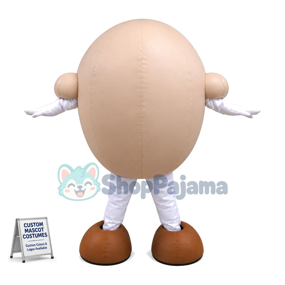 Cartoon The Big-eyed Duck Egg Mascot Costume