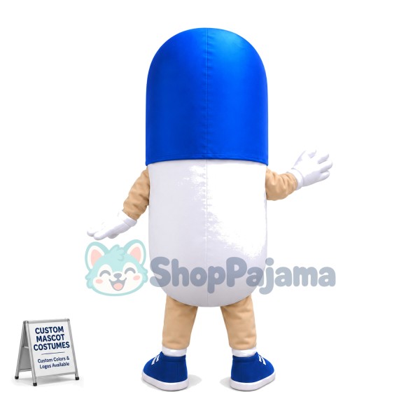 Antipsychotic Capsule Cartoon Mascot Costume
