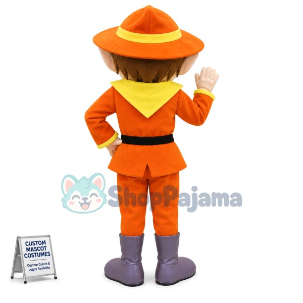 The Conspicuous Elf Scarecrow Mascot Costume