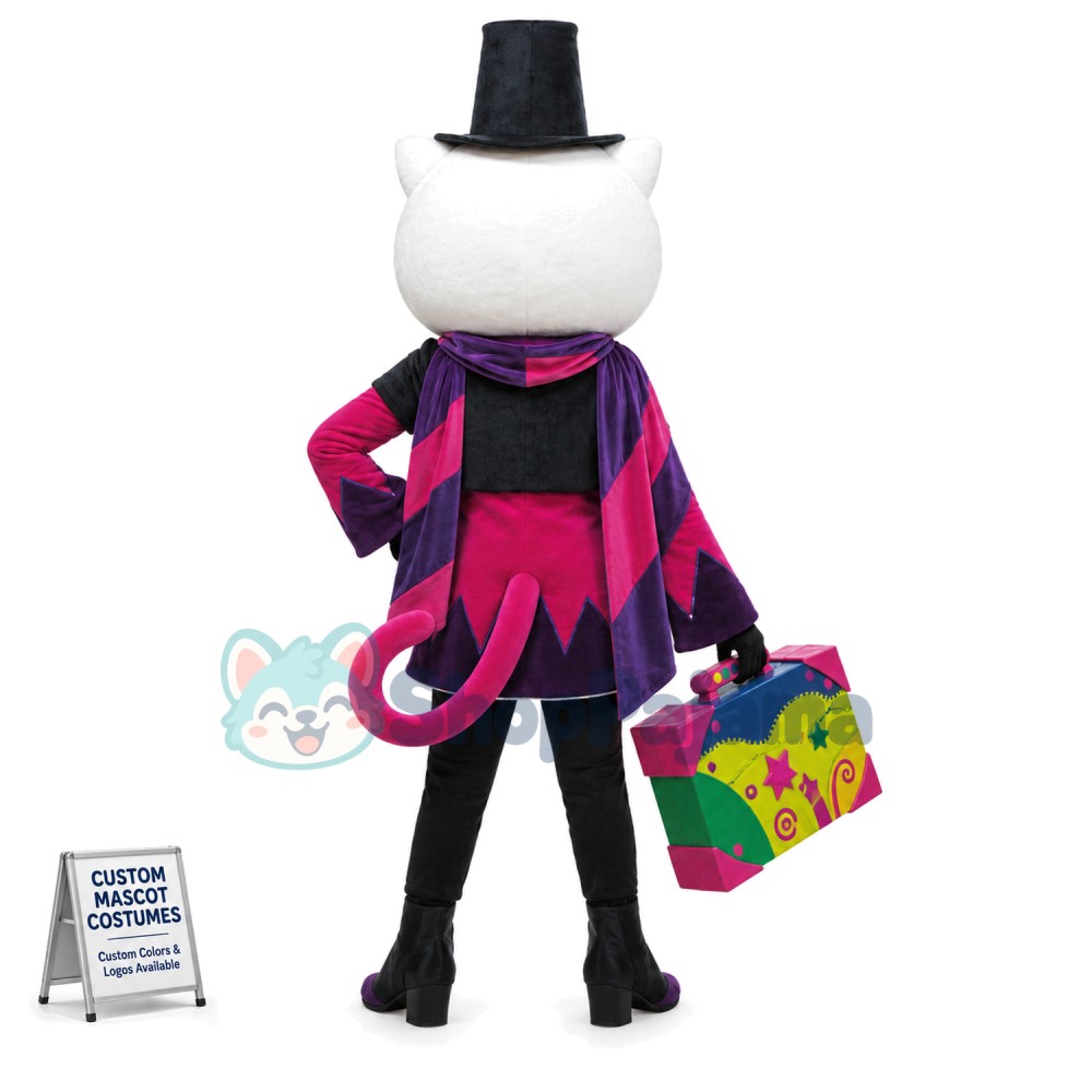 The Magic Cat Carrying Toy Box Mascot Costume