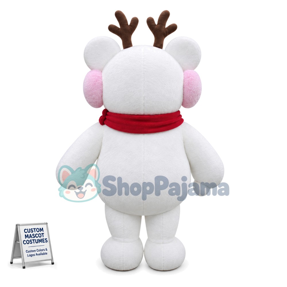 Warm Christmas Bear of The Bakery Mascot Costume