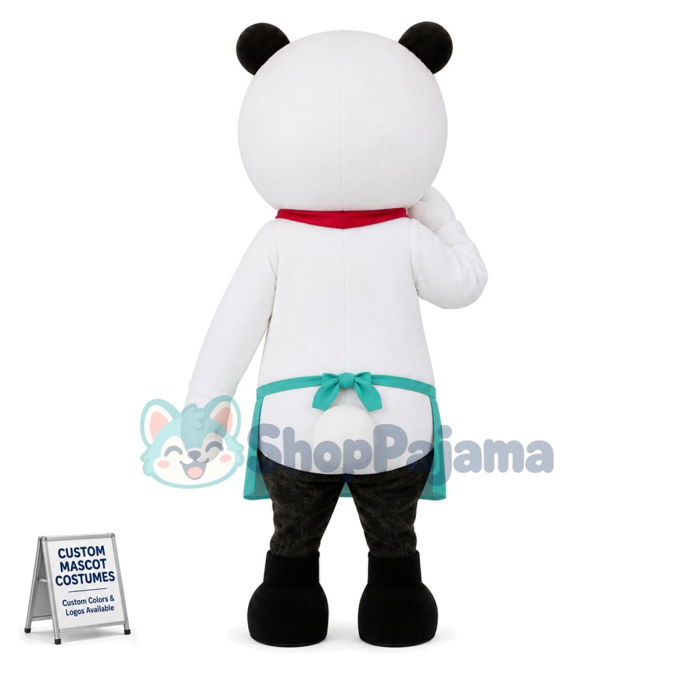 The Gentle Chef Polar Bear Mascot Costume