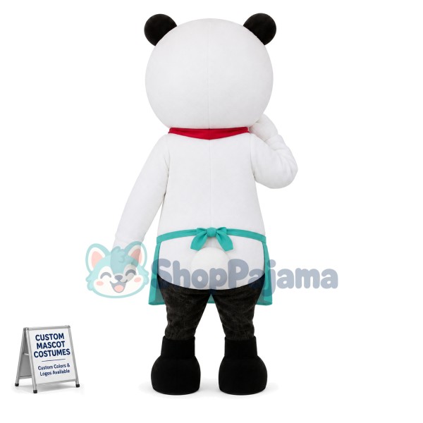 The Gentle Chef Polar Bear Mascot Costume