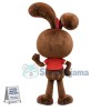 Swift Number Four Racer Rabbit Mascot Costume
