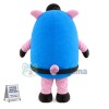 Baby Pig Wrapped In Blue Swaddle Mascot Costume