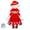 Elegant Sheep Mascot Costume for Christmas Dinner Party