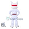 Taekwondo Black Belt Powerful Dog Mascot Costume